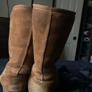 Ugg boots tall chestnut color size 7